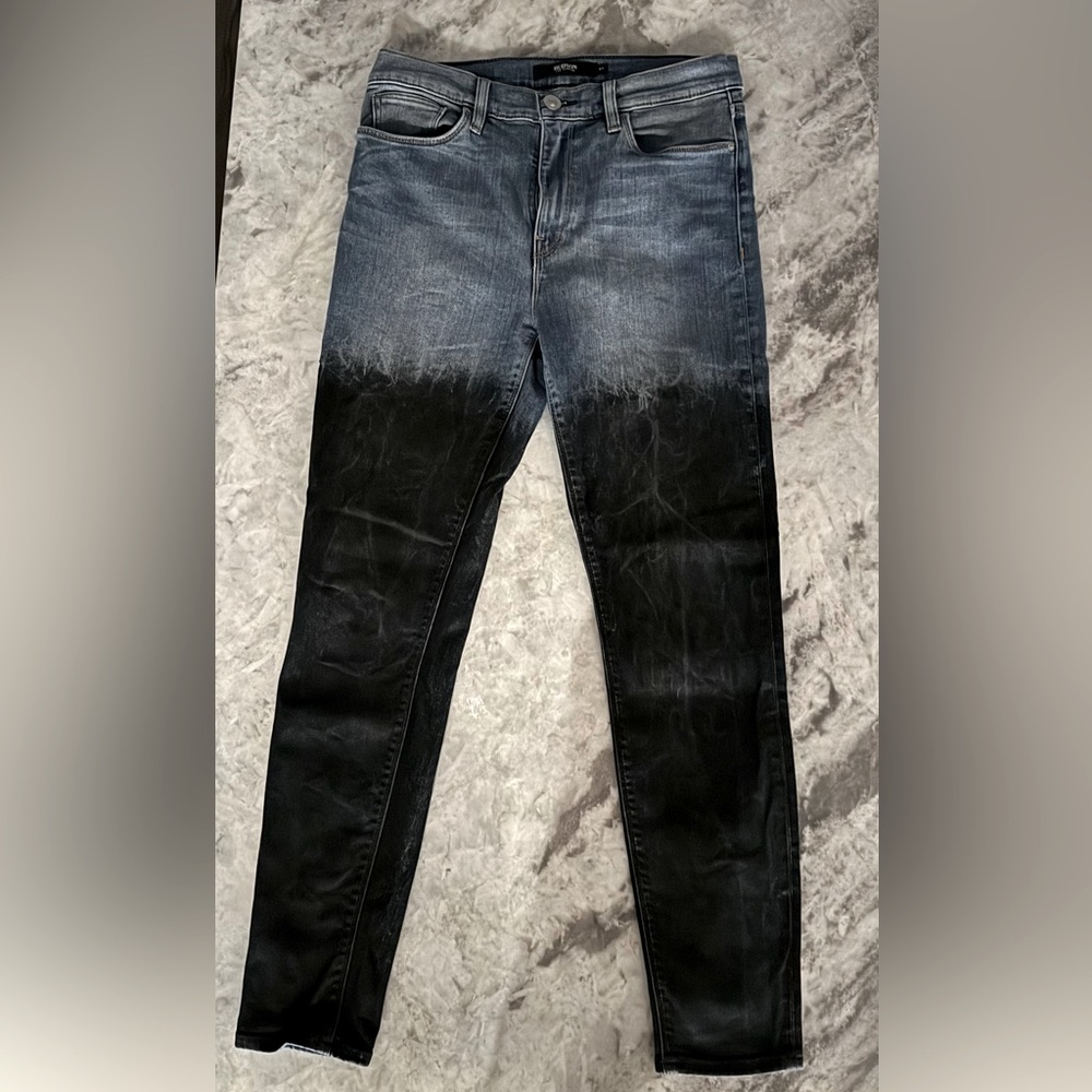 Hudson Barbara High Rise Super Skinny Jeans in Tono A Wash